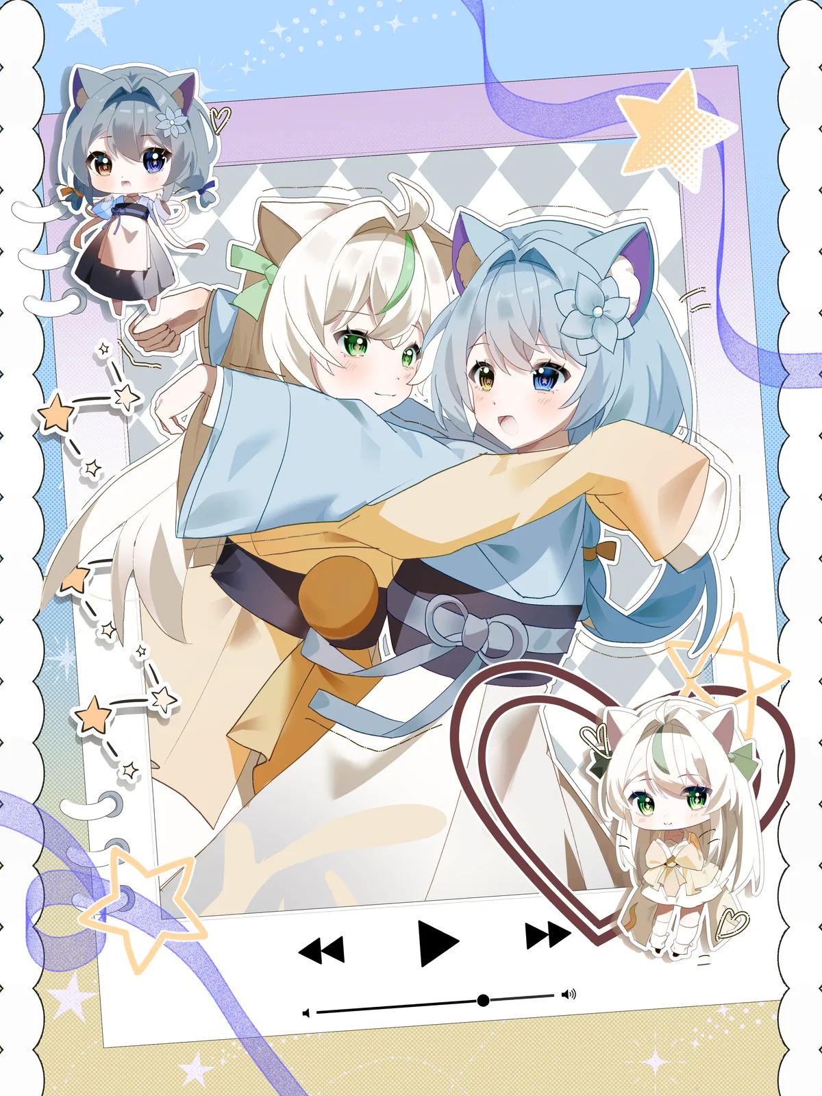 淼渺插画