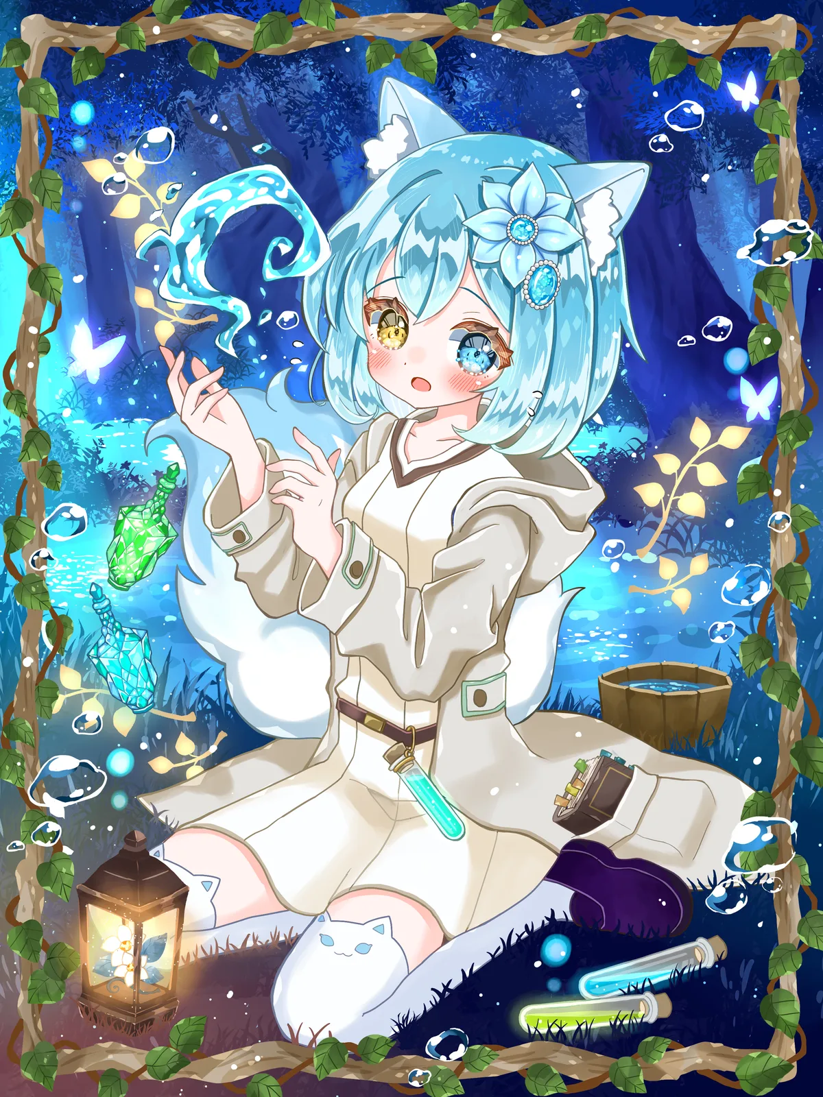 淼渺插画
