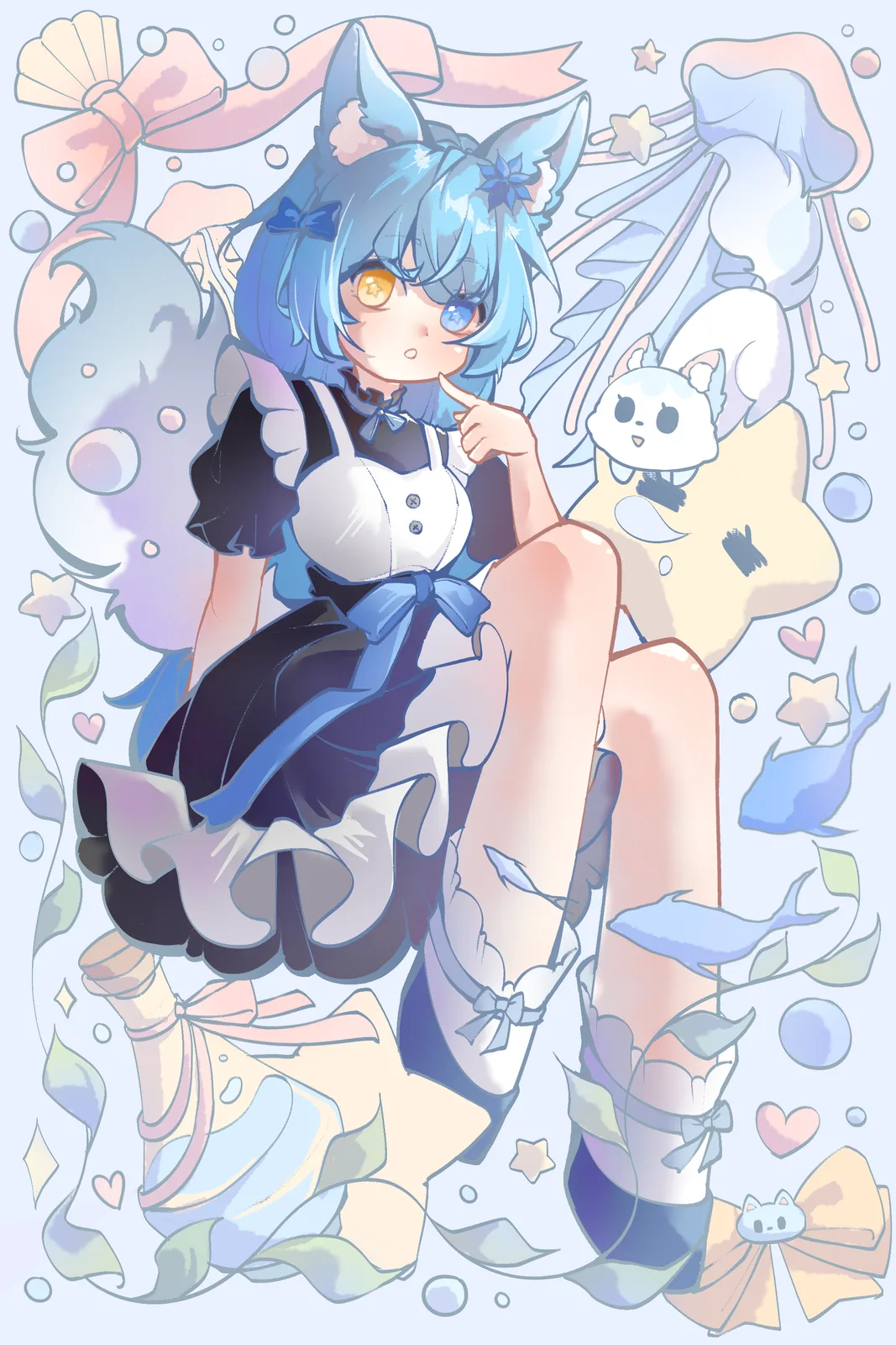 淼渺插画